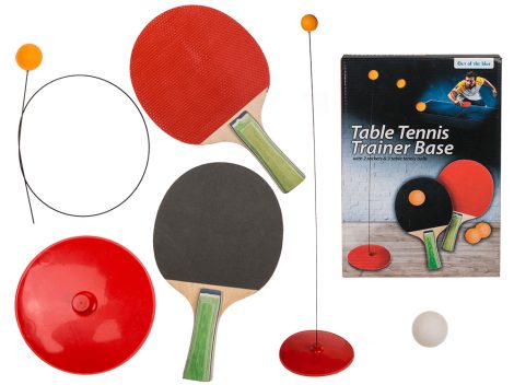Asztalitenisz edzőbázis 2 pingpong ütővel és 3 labdával