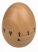 Konyhai időzítő tojás - fahatású műanyag kb. 7 x 6 cm