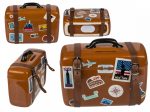 Kerámia persely bőrönd formájú 15x6.3x14x6 cm