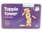 Mini úti játék - imbolygó torony - fém dobozban