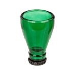 Sörösüveg formájú röviditalos pohár - zöld