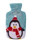 Melegítő palack Karácsonyi - pingvin mintával