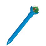 Karácsonyi golyóstoll pattogó labdával - kék toll