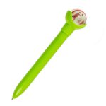 Karácsonyi golyóstoll pattogó labdával - zöld toll