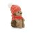 Plüss Fluffy a sün piros őszi szettben 15cm Orange Toys