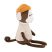 Charlie the Monkey - Plüss majom sapkával 20 cm - Orange Toys