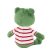 Ozzy the Frog - Plüss béka pulóverben 15 cm - Orange Toys