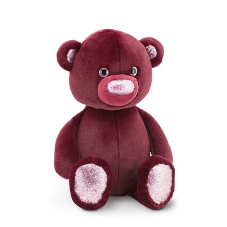 Fluffy a burgundy színű plüss maci 22 cm Orange Toys