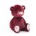 Fluffy a burgundy színű plüss maci 22 cm Orange Toys