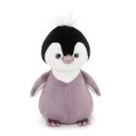 Csillogó szemű plüss Pingvin lila 22cm Orange Toys
