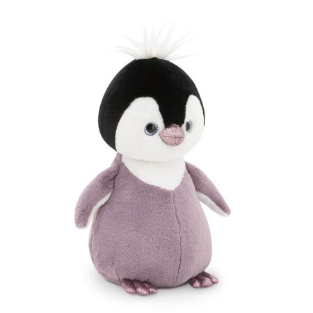 Csillogó szemű plüss Pingvin lila 35cm Orange Toys