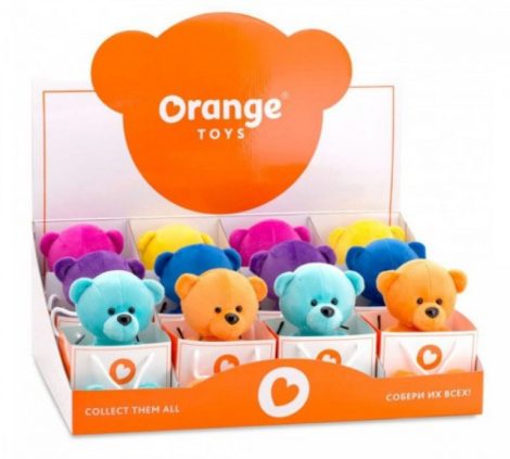 Surprise the Bear - Plüss mackó ajándék tasakban - Orange Toys - lila