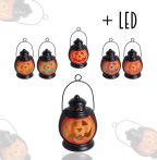 Kerámia Halloween töklámpás LED világítással 12,7 cm