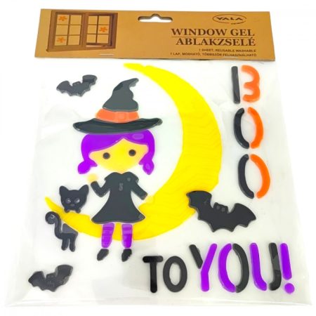 Ablakzselé Halloween - Boo to you