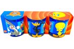 Műanyag 3D mintás bögre 3 db-os Looney Tunes