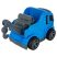 Játék lendkerekes teherautó 11x5,5 cm - kék vontató