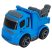 Játék lendkerekes teherautó 11x5,5 cm - kék vontató
