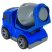Játék lendkerekes teherautó 11x5,5 cm - kék mixer