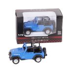 Játék Jeep terepjáró 1:72 - Kék