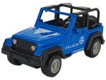 Játék rendőrségi jeep 1:72