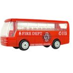 Játék tűzoltósági busz 1:72