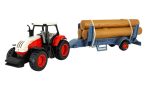 Játék faszállító traktor 1:72