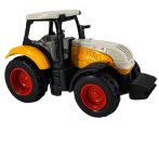 Játék traktor - sárga 1:64