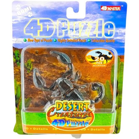 4D puzzle műanyag sivatagi állat - skorpió