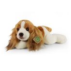   Plüss kutya Cavalier King Charles spániel fekvő 30 cm- környezetbarát