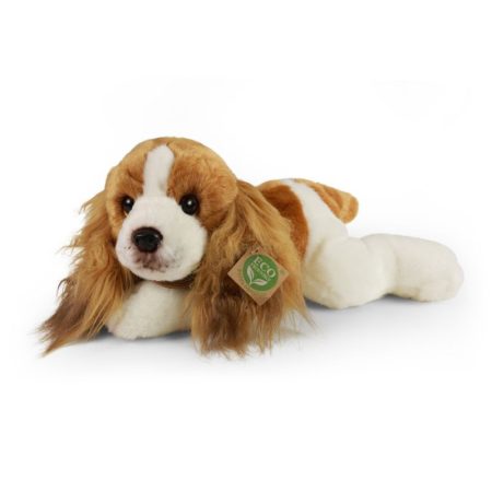 Plüss kutya Cavalier King Charles spániel fekvő 30 cm- környezetbarát