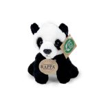 Plüss panda 18 cm - környezetbarát