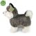Plüss Husky kutya álló 23 cm - környezetbarát