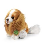   Plüss kutya Cavalier King Charles Spániel ülő 28 cm - környezetbarát