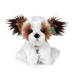 Plüss kutya Shih-Tzu ülő 28 cm - környezetbarát