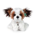 Plüss kutya Shih-Tzu ülő 28 cm - környezetbarát