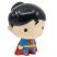 Superman kulacs beépített szívószállal 3D figura 450 ml
