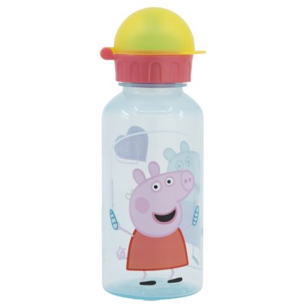 Peppa malac kulacs biztonsági kupakkal 370 ml