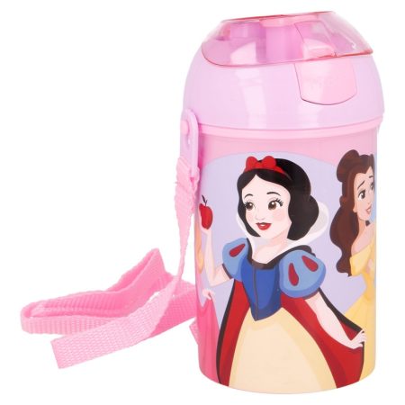 Disney Hercegnők Pop Up Kulacs nyakbaakasztóval 450 ml BPA mentes