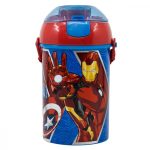 Avangers Pop Up Kulacs nyakbaakasztóval 450 ml BPA mentes