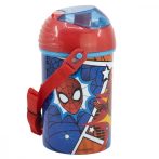Spiderman Pop Up Kulacs nyakbaakasztóval 450 ml BPA mentes