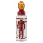 Avangers kulacs 3D figurás kupakkal 560 ml BPA mentes