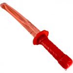 Óriás buborékfújó - Piros kard formájú 38 cm 130 ml