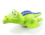 Felhúzható  krokodil fürdő játék - zöld