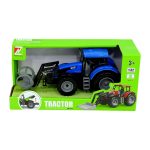 Játék traktor 1:32 kék