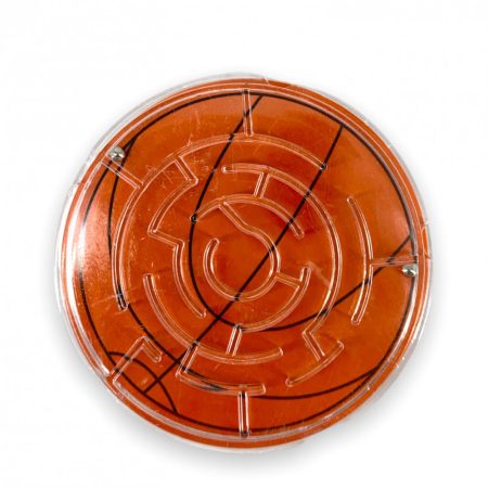 Labirintus ügyességi játék labda alakzatban - kosárlabda