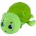 Játék teknős hátrahúzhatós - Zöld