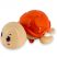 Játék teknős hátrahúzhatós - Narancs