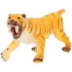 Műanyag kardfogú tigris figura