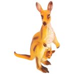 Műanyag kenguru figura