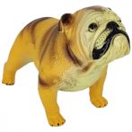 Műanyag játék bulldog kutya figura